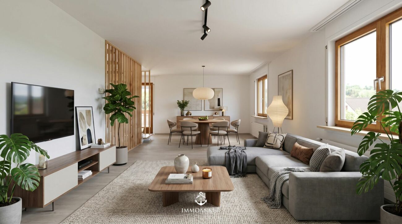 Frisch saniertes 6.5-Zimmer-Einfamilienhaus mit Südhanglage und Weitsicht in Füllinsdorf