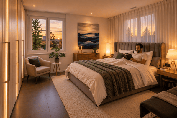 Exklusive 3.5-Zimmer-Wohnung mit beeindruckender Raumhöhe und grosser Terrasse in Rümlang 9