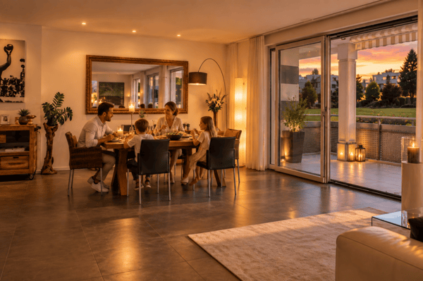 Exklusive 3.5-Zimmer-Wohnung mit beeindruckender Raumhöhe und grosser Terrasse in Rümlang 8