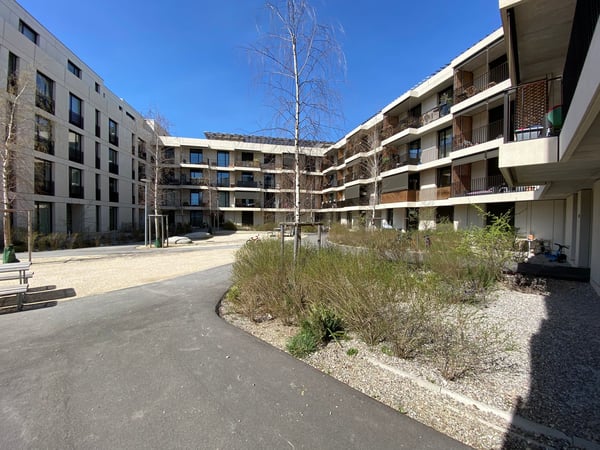 Genossenschaftswohnung mit Sitzplatz am Bachgraben 1