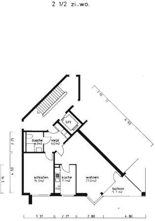 2.5-Zimmerwohnung mit Aussicht nähe Bahnhof SBB 4