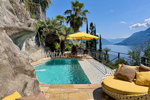 Villa mit Zweitwohnsitz im mediterranen Stil mit Panoramablick auf den Lago Maggiore in Brissago zu verkaufen 6