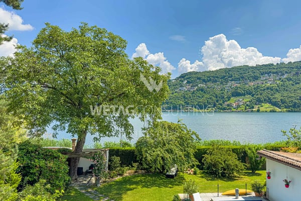 Lugano-Magliaso: schöne Villa im Grünen, mit Pool & in der Nähe des Luganersees zu verkaufen 2