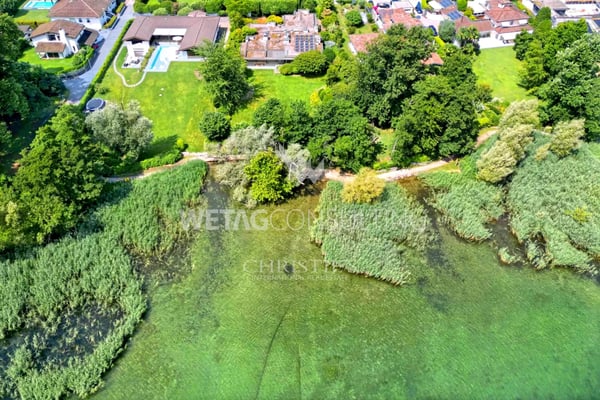 Lugano-Magliaso: prächtige Villa mit Innenpool, direkt am Luganersee 12