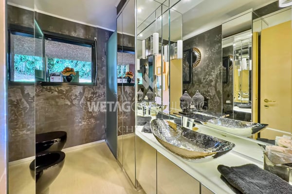 Zu verkaufen in Lugano-Gentilino: elegante Wohnung mit privatem Garten & teilweiser Aussicht auf den Luganersee 9