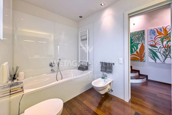 Lugano-Aldesago: modernes Penthouse mit herrlichem Seeblick, Dachterrasse zu verkaufen, auch als Zweitwohnsitz möglich 9