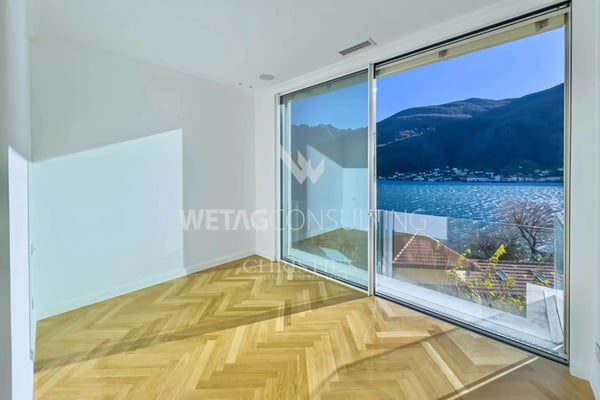 Lugano-Vico Morcote: Moderne Villa mit spektakulärem Blick auf den Luganersee  zu verkaufen 8