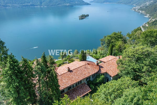 Zu renovierende mediterrane Villa an Toplage mit 180 Seeblick in Ronco sopra Ascona zu verkaufen 4