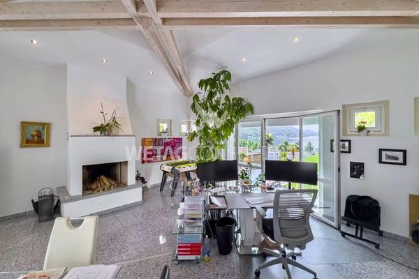 Lugano-Agno: Elegante Villa mit Panorama-Infinity-Pool, Sauna & weitem Blick auf den Luganersee zu verkaufen 12