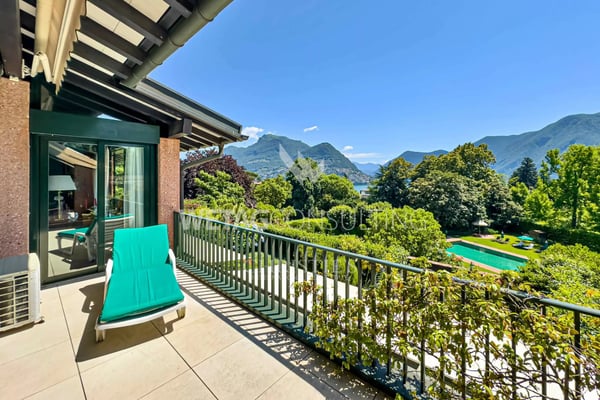 Lugano-Gentilino: elegante Attikawohnung mit Seeblick, im Rohbauzustand renoviert & im Grünen zu verkaufen 6