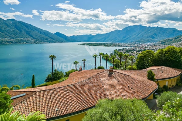 Mediterrane Villa mit herrlicher Sicht auf den Lago Maggiore, ideal auch als Ferienresidenz, in Minusio zu verkaufen 2