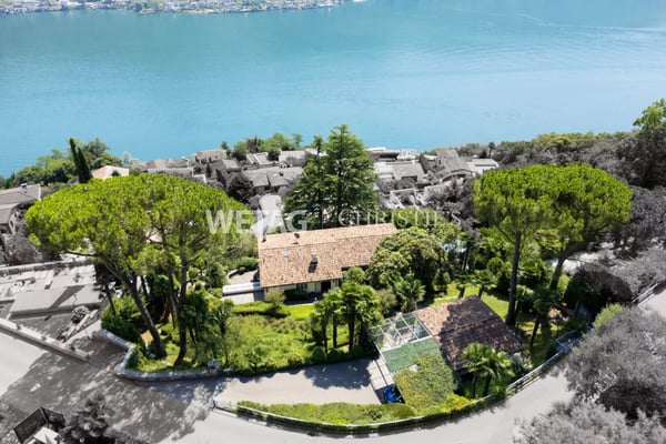 Mediterranes Flair am Luganersee: Elegante Villa mit Pool & Seeblick zu verkaufen, auch als Zweitwohnsitz möglich