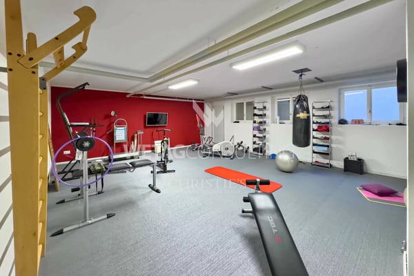 Lugano-Magliaso: Elegante Villa mit Pool, umgeben von Grün, inklusive Gäste-Dépendance 10