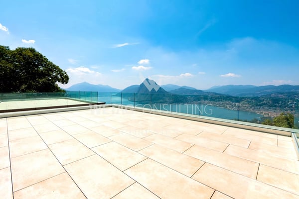 Lugano-Aldesago: Moderne Reihenvilla mit privatem Garten & Seeblick zu verkaufen, auch als Zweitwohnsitz nutzbar 6