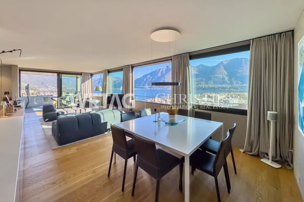 Moderne & helle Duplex-Wohnung mit Seeblick in Locarno-Monti zu verkaufen 2