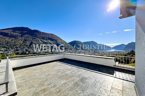 Repräsentative Villa in Lugano-Comano zu verkaufen, mit Aussenpool & herrlichem Blick auf den Luganersee 13
