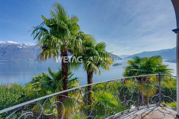 Mediterrane Villa mit Aussenpool & Panoramablick, ideal auch als Ferienresidenz, zu verkaufen in Ronco sopra Ascona 12