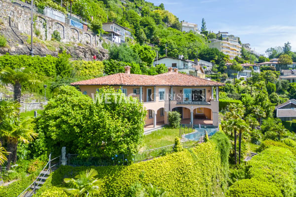 Mediterrane Villa mit Aussenpool & Panoramablick, ideal auch als Ferienresidenz, zu verkaufen in Ronco sopra Ascona 13