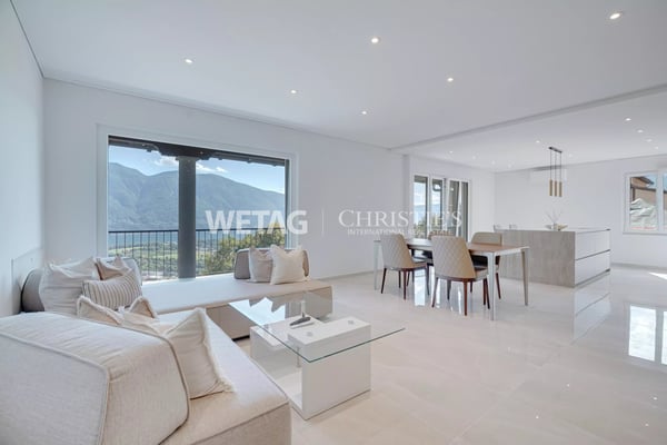 Locarno-Monti: Exklusive Wohnung mit grosszügiger überdachter Terrasse & Panoramablick zu verkaufen 3