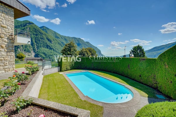 Lugano?Rovio: Villa mit Pool & herrlichem, offenem Blick auf den Luganersee zu verkaufen, ideal auch als Zweitwohnsitz 6