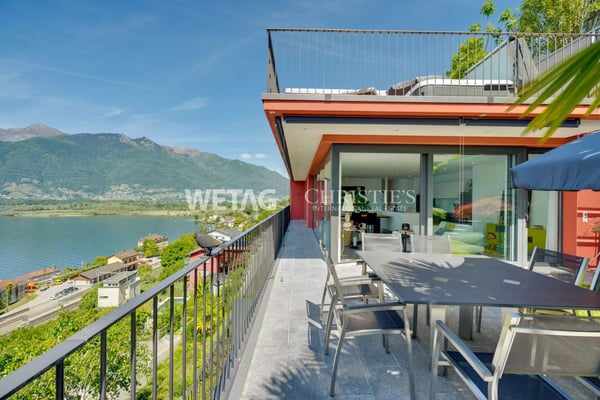 Moderne Villa mit Terrassen & spektakulärem Seeblick in Vira Gambarogno zu verkaufen 10