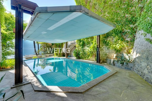 Porto Ronco: Exklusive Villa im mediterranen Stil direkt am See mit Bootsplätzen ideal auch als Ferienresidenz zu verkaufen 6
