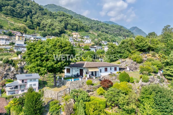Riazzino?Lavertezzo: Mediterrane Villa mit grossem Garten & Aussenpool zu verkaufen 13
