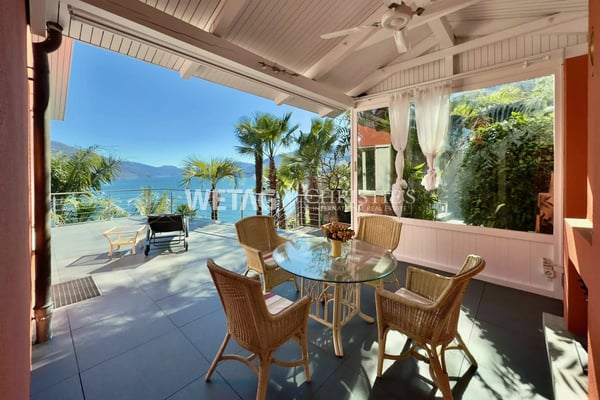 Exklusive Villa mit herrlichem Seeblick & idyllischem Garten in Brissago zu verkaufen, auch ideal als Ferienresidenz 2