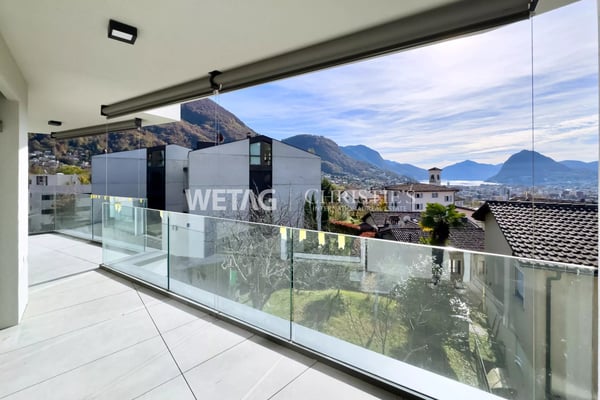 Elegante Penthouse-Wohnung im Rohbau in Lugano?Canobbio zu verkaufen, mit Panoramaterrasse & Blick auf den Luganersee 8