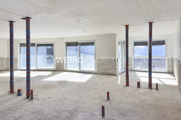 Elegante Penthouse-Wohnung im Rohbau in Lugano?Canobbio zu verkaufen, mit Panoramaterrasse & Blick auf den Luganersee 4