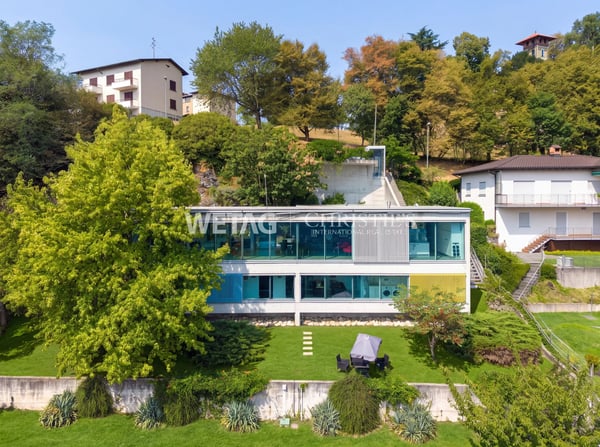 Lugano-Carona: Moderne Villa mit herrlichem Panoramablick auf den Luganersee zu verkaufen ? Zweitwohnsitz möglich