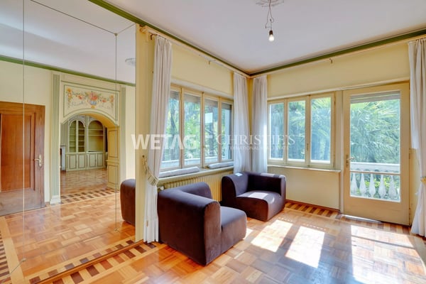 Lugano-Castel San Pietro: Elegante Villa inmitten einer grünen Oase mit Tennisplatz zu verkaufen ? Erstwohnsitz 11