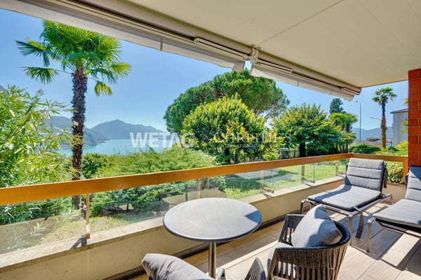 Lugano-Ruvigliana: Charmante Wohnung mit freiem Blick auf den Luganersee ? Zweitwohnsitz möglich 1