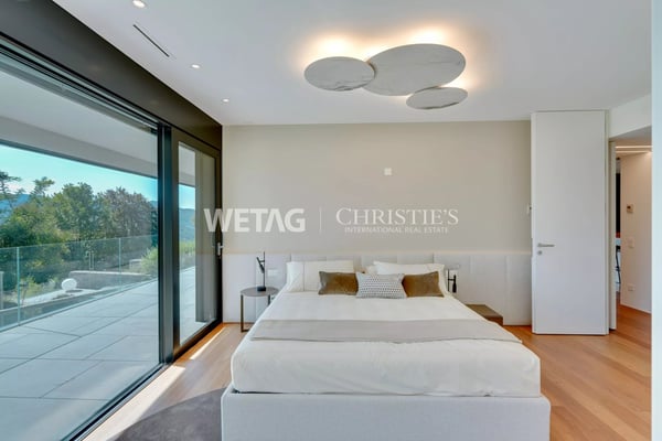 Sonnige Penthousewohnung mit herrlicher Seesicht zum Verkauf in Lugano-Muzzano, mit privatem Garten & Pool auf dem Dach 9
