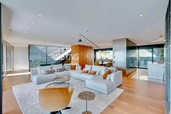 Sonnige Penthousewohnung mit herrlicher Seesicht zum Verkauf in Lugano-Muzzano, mit privatem Garten & Pool auf dem Dach 3