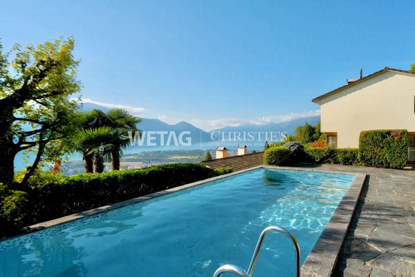 Orselina: Charmante mediterrane Reihen-Villa mit traumhaftem Blick auf den Lago Maggiore zu verkaufen