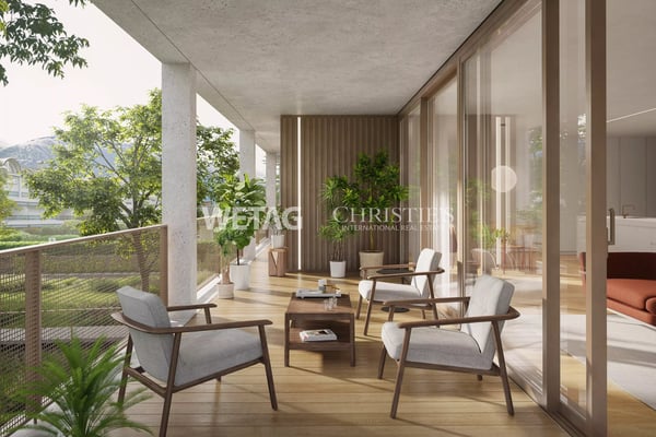 Neubau-Gartenwohnung mit Zweitwohnsitz in unmittelbarer Nähe des Golfclubs in Ascona zum Verkauf 3