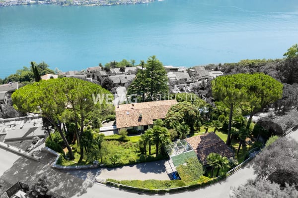 Mediterranes Flair am Luganersee: Elegante Villa mit Pool & Seeblick zu verkaufen, auch als Zweitwohnsitz möglich 1