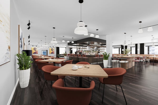 Praxisraum im 2. Stock mit Zugang zur Terrasse - Einkaufszentrum Seepark 3