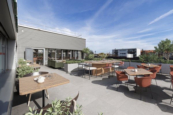 Praxisraum im 2. Stock mit Zugang zur Terrasse - Einkaufszentrum Seepark 5