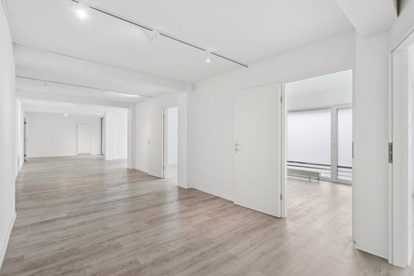 Nouvelle surface brute en rez-de-chaussée, équipée d'une vitrine 3