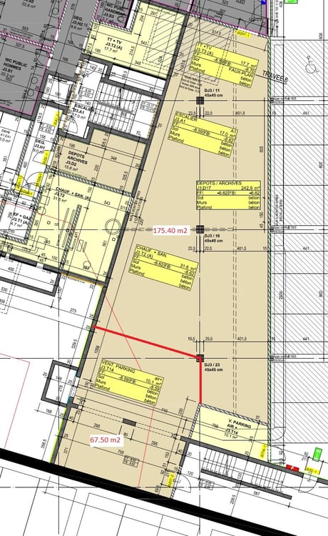 Dépôt de stockage de 290 m² 2
