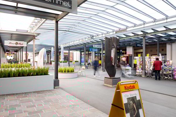 Wohnen im Einkaufszentrum Mühlefeld