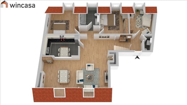 Superbe attique à louer au coeur de ville 8