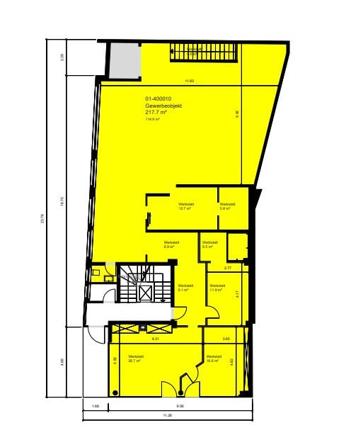 Attraktive Gewerbefläche Nähe Bad. Bahnhof 7
