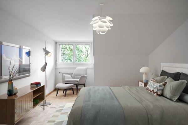 Dachwohnung in ruhiger Liegenschaft 7