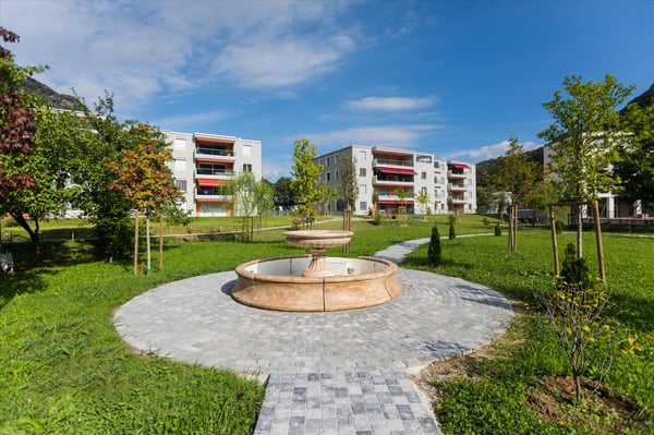 Moderno e recente appartamento con giardino 1