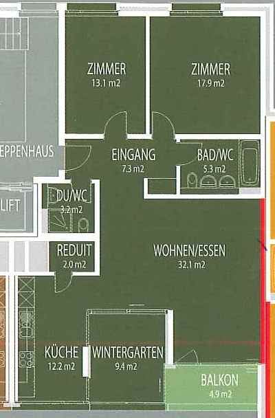 Glattparkwohnung mit Wintergarten 7