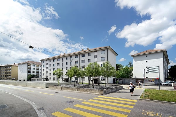 Wohnblock mit ruhigem Innenhof 1