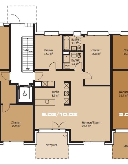 MIETEN OHNE DEPOT - Moderne Wohnung mit Gartensitzplatz 9